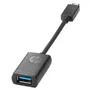 HP Adaptador USB-C a USB 3.0 Negro (N2Z63AA) inevitablemente compatible con Windows y ChromeOS